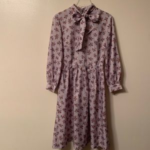 RARE Vintage handmade / homemade floral dress